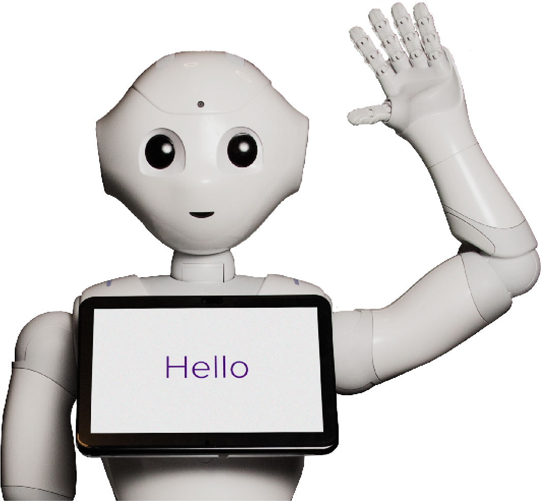 Is Your Company Ready For A Social Robot Welbo Organizes - Hello I Am Robot (1354x990), Png Download