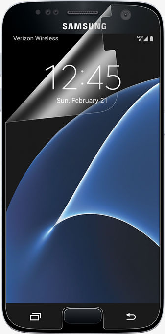 Verizon Anti Scratch Display Screen Protector 3 Pack - Verizon Anti-scratch Screen Protector For Samsung Galaxy (598x680), Png Download