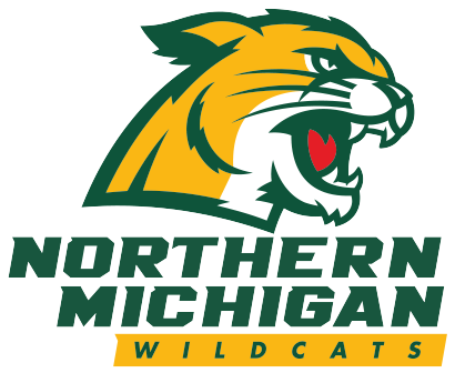 Wildcat Clipart Nmu - Northern Michigan Wildcats (410x336), Png Download