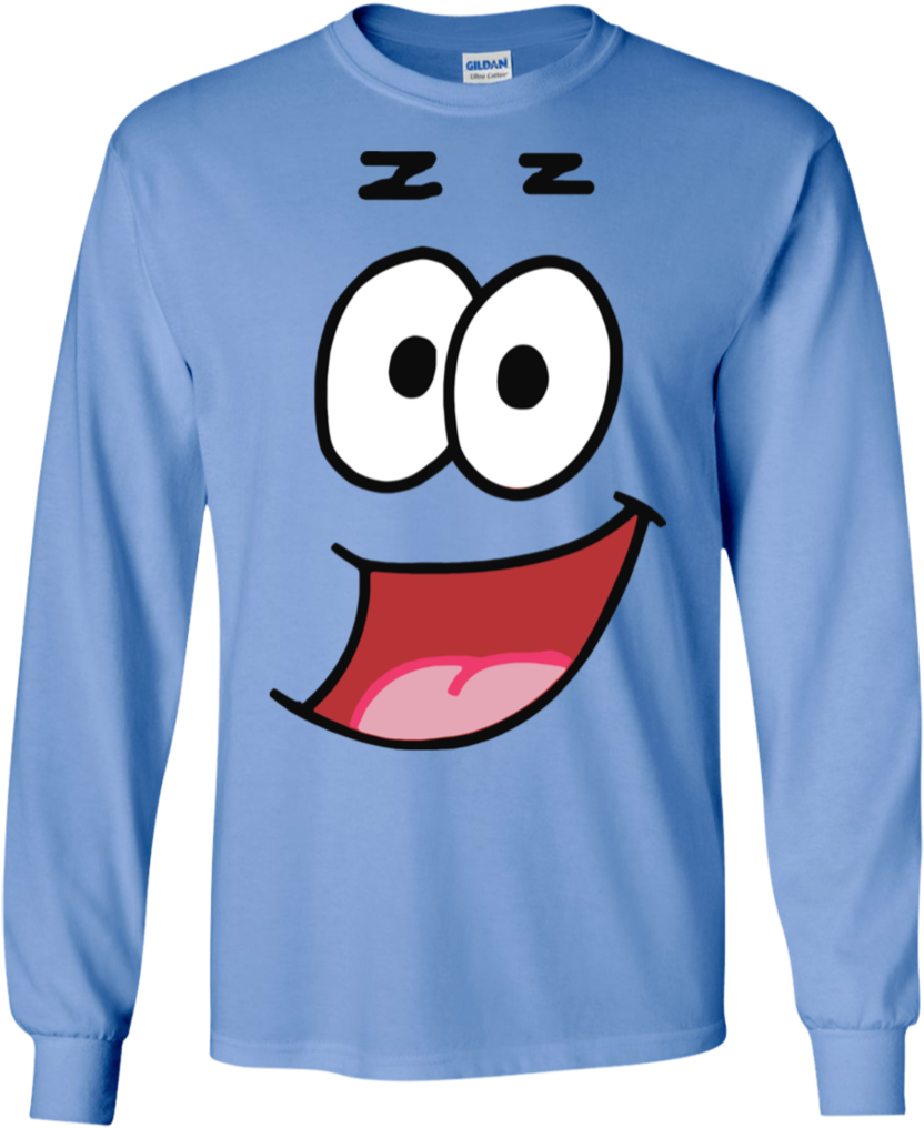 Patrick Star Funny Halloween Custom Long Sleeve Shirt - Palisades Charter High School Dolphins 100% Cotton (1024x1024), Png Download