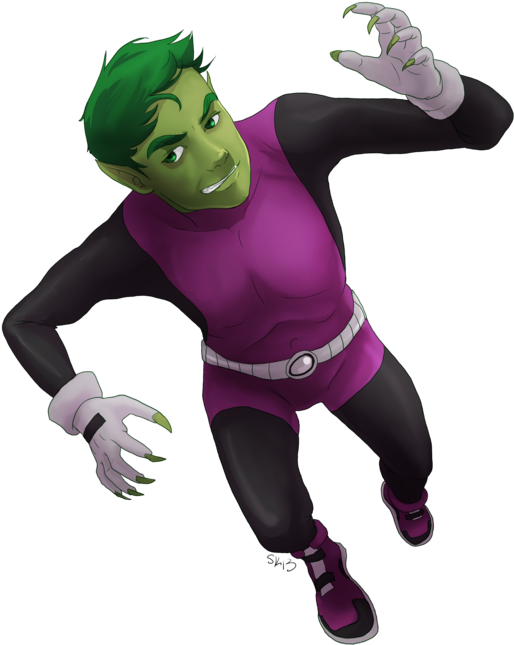 Beast Boy Png Image - Beast Boy (600x880), Png Download