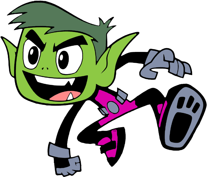 Clip Art Images - Beast Boy Bro-down - Book (679x583), Png Download
