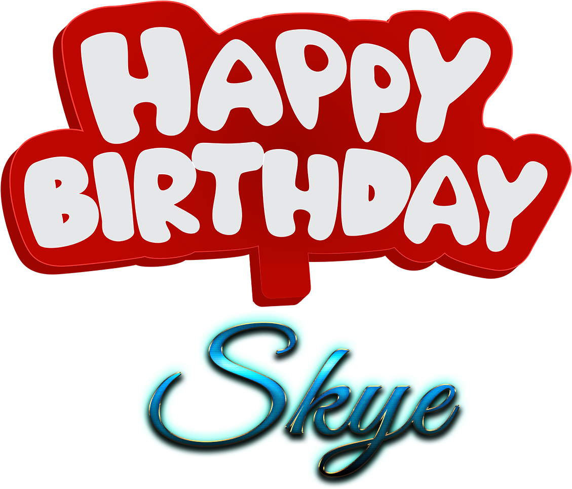 Skye Happy Birthday Name Logo - Happy Birthday Talib Cake (1334x1122), Png Download