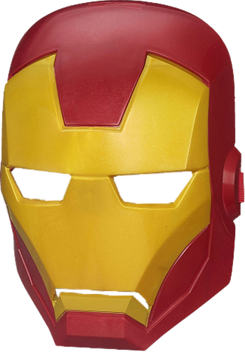 Iron Man Hero Mask - Mask Of Captain America Iron Man (349x500), Png Download