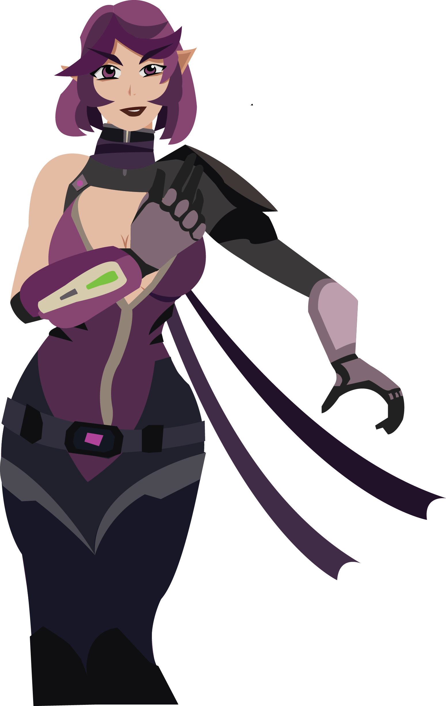Skye - Paladins Champions Of The Realm Skye Fanart (1550x2453), Png Download