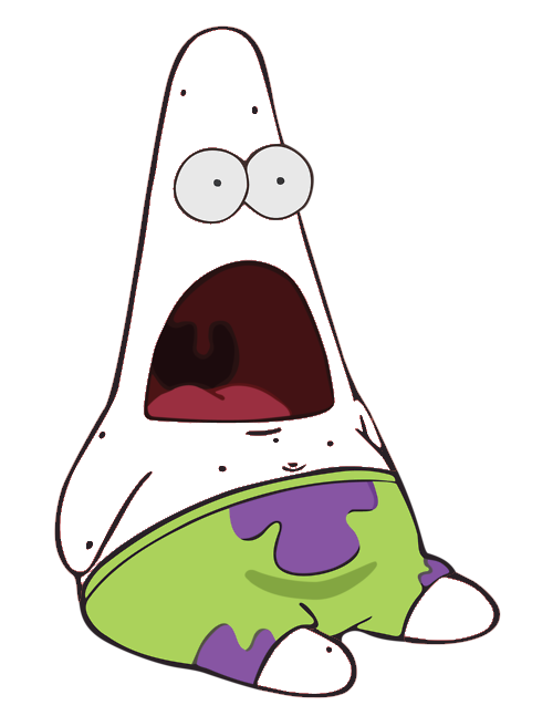 Patrick Omg Png (500x647), Png Download