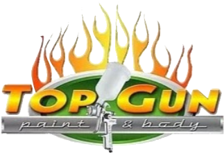 Top Gun Paint - Top Gun Paint And Body (394x332), Png Download