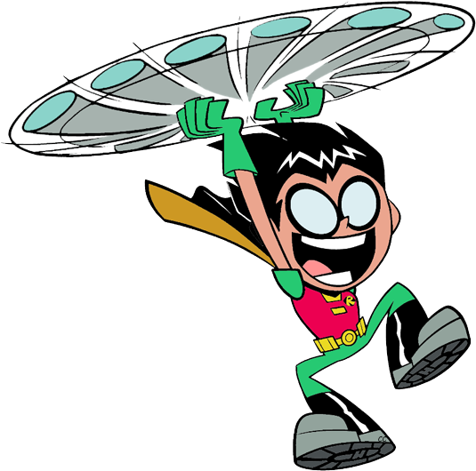 Robin Robin Robin Cyborg Cyborg Cyborg Raven Raven - Teen Titans Go To The Movie Robin (540x541), Png Download