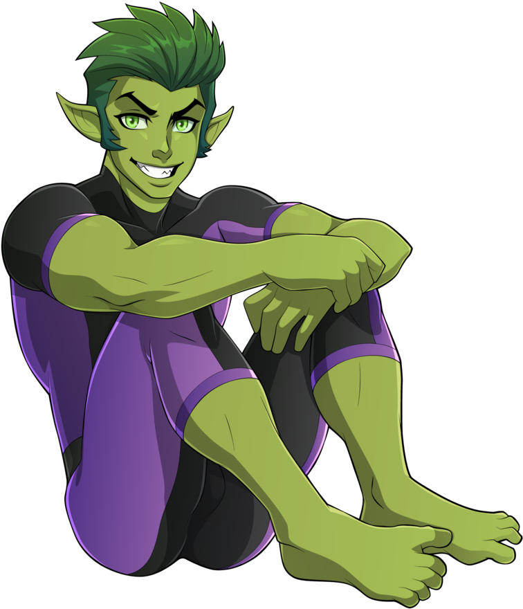 Beast Boy By Sparks220stars-da4qrye - Deviantart Beast Boy (800x940), Png Download