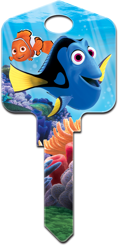 D10-sc1 Sc1 Finding Nemo House Key [sc1 Finding Dory] - Finding Nemo House Key (500x1000), Png Download