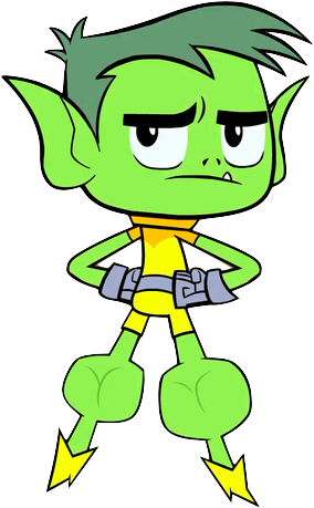 The Calf - Teen Titans Go Calves (334x474), Png Download