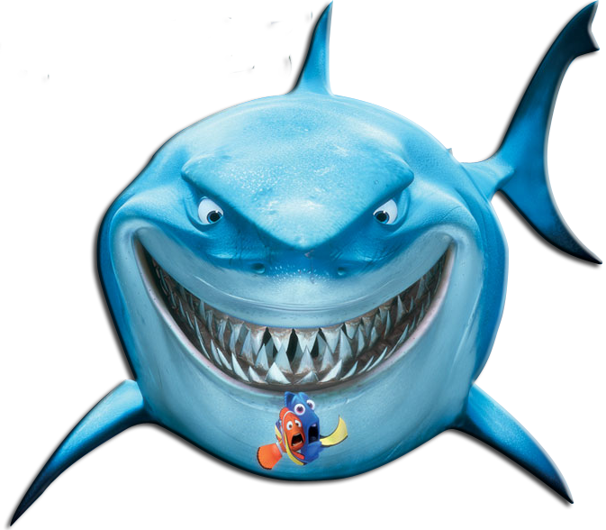 Shark Clipart Finding Dory - Bruce Finding Nemo Png (673x588), Png Download