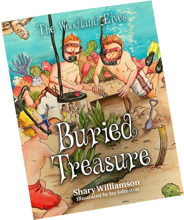 Buried Treasure Book Cover - Library (604x733), Png Download