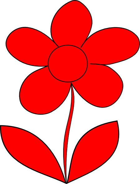 How To Set Use Utt Red Flower Icon Png (450x594), Png Download