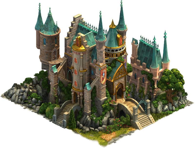 Sc Mainhall Elves 25 - Elf Building Png (800x609), Png Download