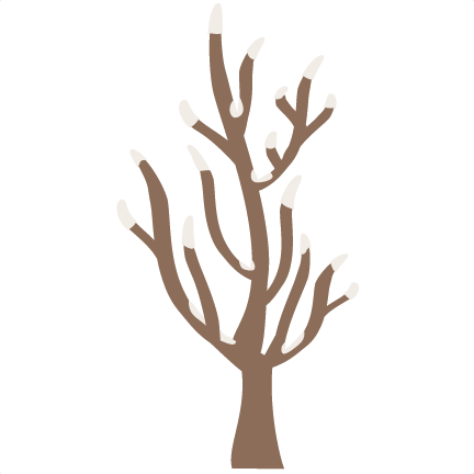 Winter Tree Svg Cutting Files Winter Svg Cuts Winter - Winter Tree Clipart Png (432x432), Png Download