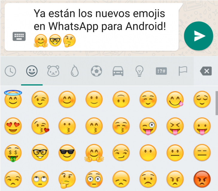 Los Nuevos Emojis De Whatsapp Ya Están Disponibles - Generice Print Emoji 1 Special For Children 240mmx200mmx2mm (1140x640), Png Download