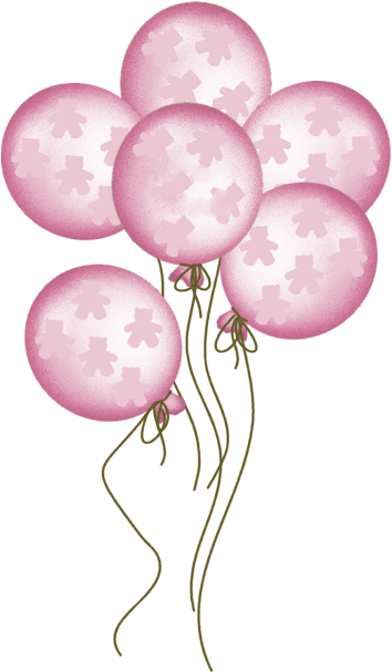 Vozd04 - Baby Blue Balloons Png (354x607), Png Download