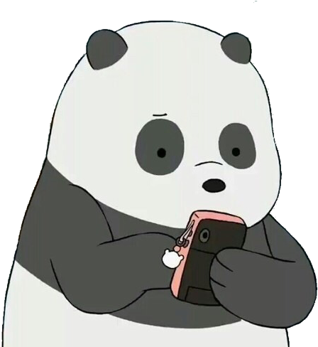 Panda, Bear, And We Bare Bears Image - Panda Bear Bare Bears (500x493), Png Download