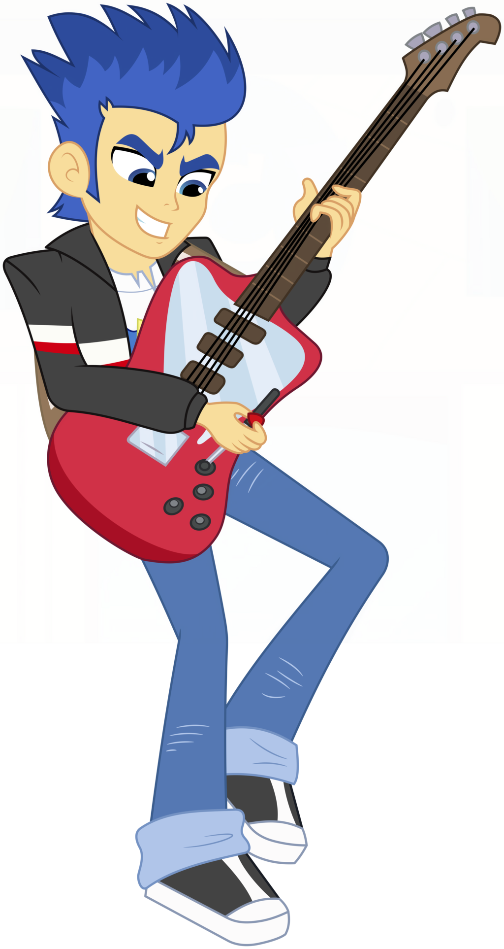 Flash Sentry Human - Mlp Flash Sentry Human (1024x1926), Png Download