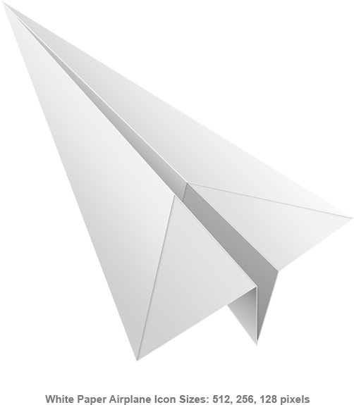 1 - Paper Airplane Black Background (501x600), Png Download