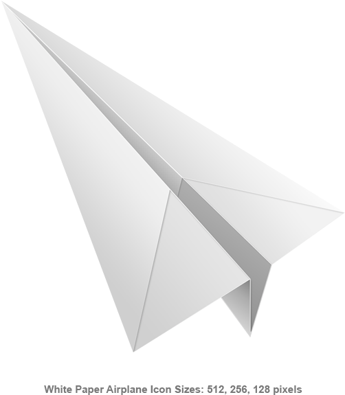 Download 1 Paper Airplane Black Background PNG Image with No