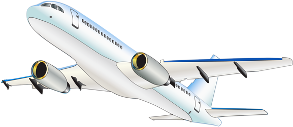 Airplane Transparent Clipart - Air Travel Transparent Clipart Free (600x276), Png Download