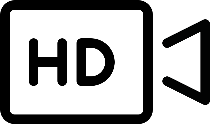 Multimedia Video Camera Hd - Simbolo Xml (960x960), Png Download