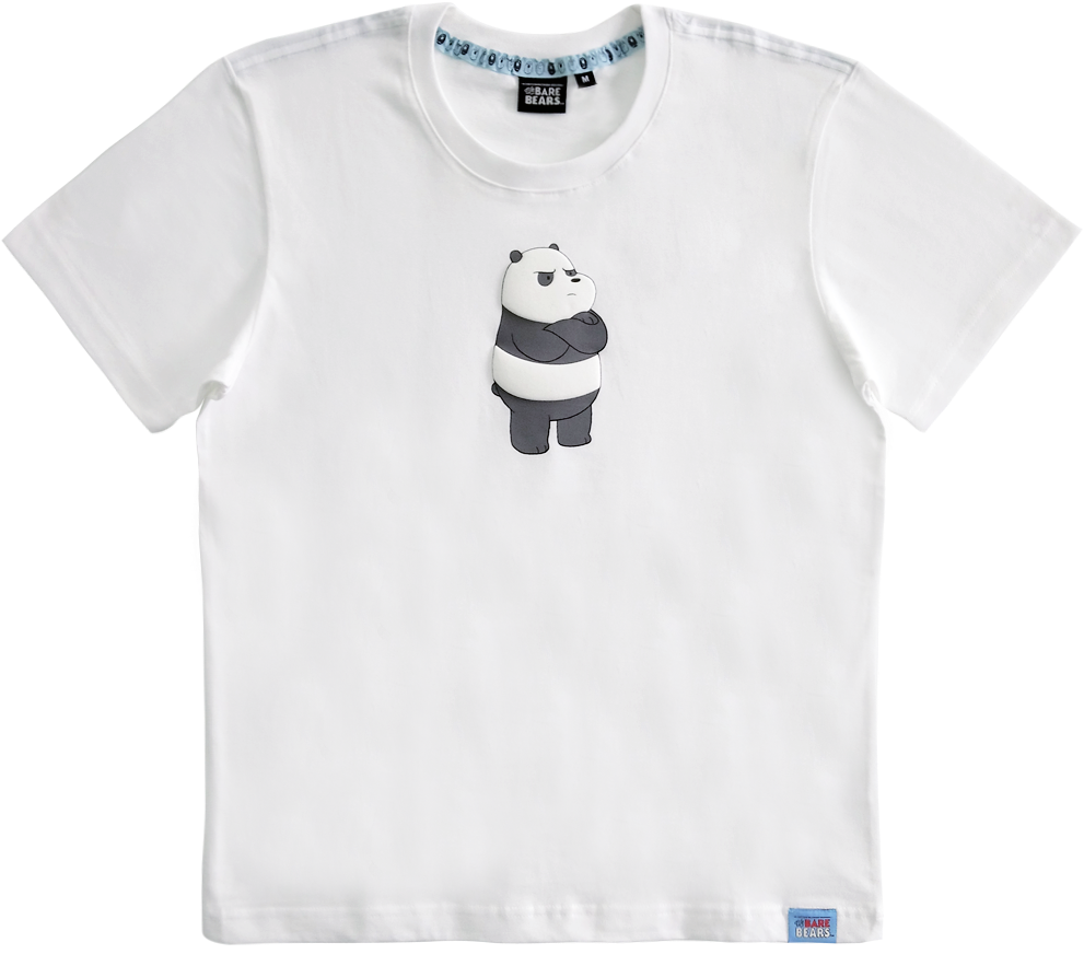 We Bare Bears Graphic T-shirt - Spacex T Shirt (1024x1024), Png Download