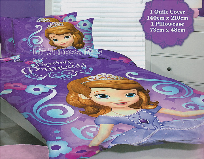 Sofia The First Single Quilt Cover Set - Sofia The First Loving Princess Single Quilt Cover (800x800), Png Download