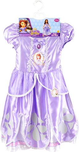 Sofia The First Costume, , Large - Sofia The First Costume (256x492), Png Download