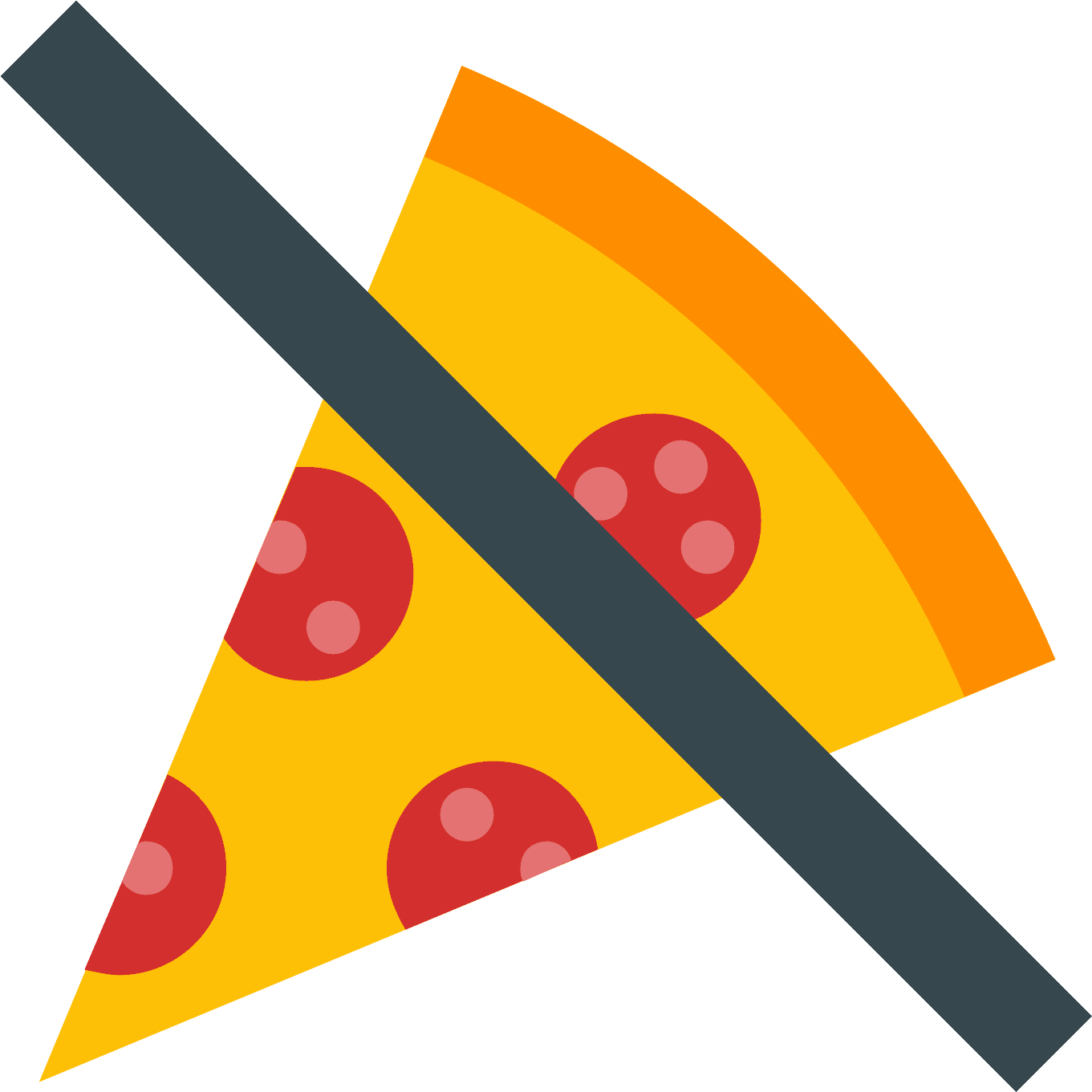 No Food Icon - Food (1600x1600), Png Download