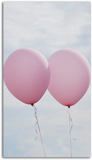 Pink Balloons Mobile Wallpaper - Hd Wallpapers Of Balloons (485x550), Png Download