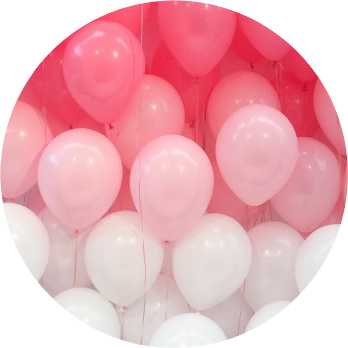 Download Tumblr Aesthetic Balloon Balloons Png Pink Balloons - White And  Pink Balloons PNG Image with No Background - PNGkey.com