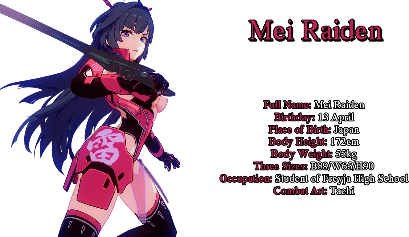 Honkai Impact Valkyrja Mei Raiden - Honkai Impact Raiden Mei (1366x768), Png Download