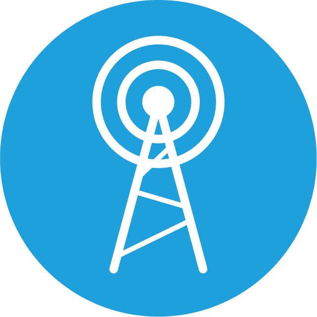 Radio Streaming With Album Art, Artist And Track Name - Money Bag Blue Icon (641x641), Png Download