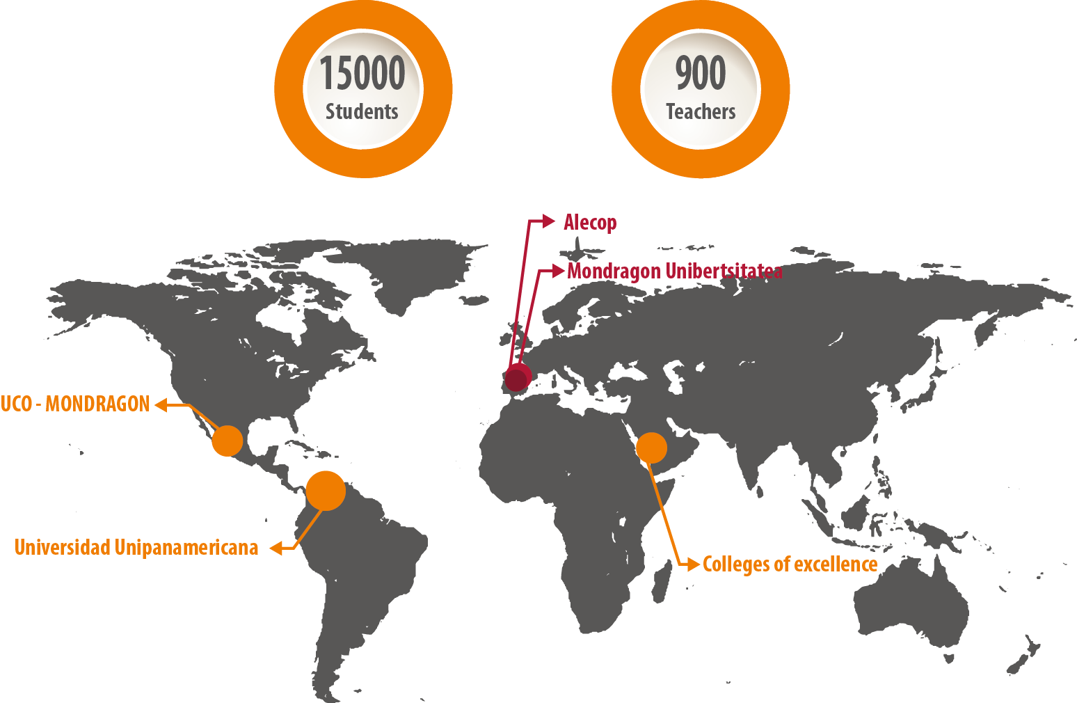 Mei International Educational Centers - World Map (1548x1010), Png Download