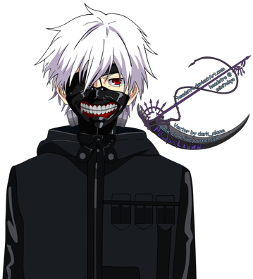 Kaneki - Tokyo Ghoul Sticker Kaneki (400x400), Png Download