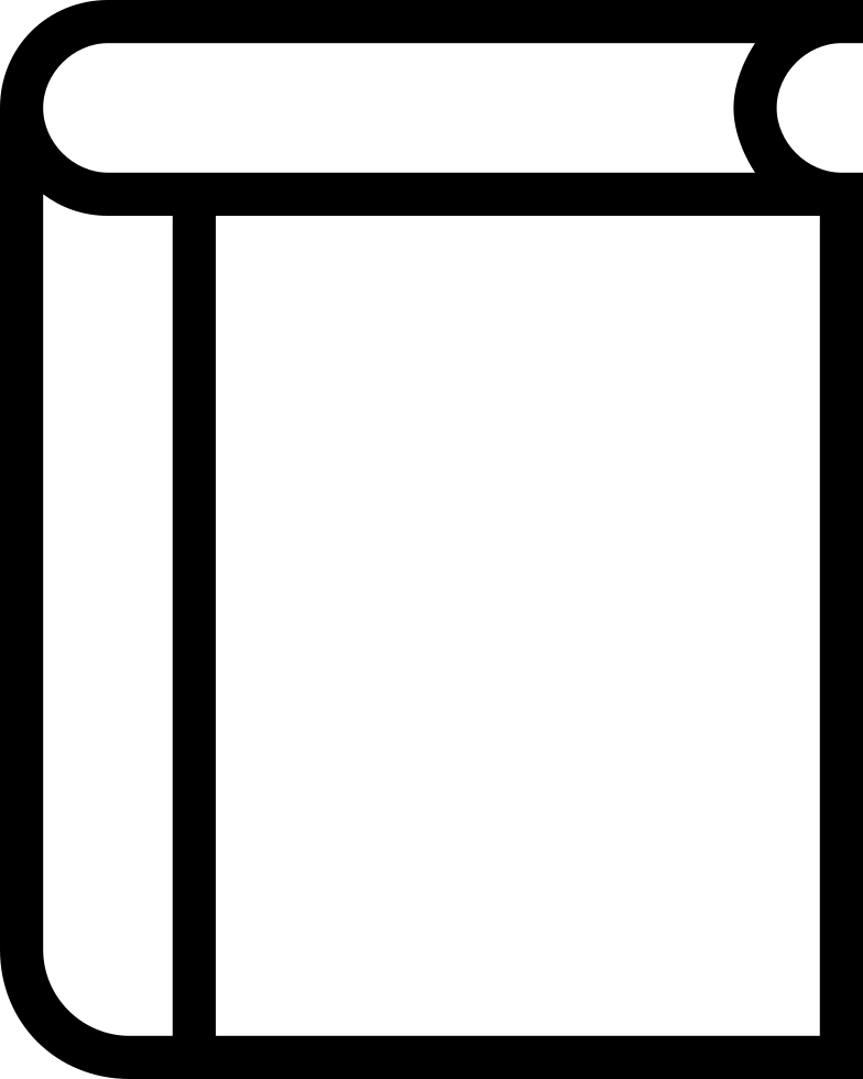 Graphic Royalty Free Stock Books Svg Outline - Library (784x980), Png Download