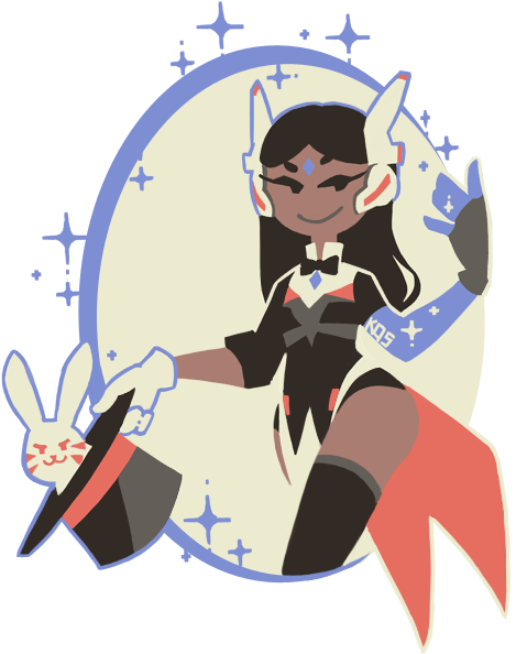 This Is The First Thing That Popped Into My Head When - Overwatch Symmetra Magician Skin (500x600), Png Download