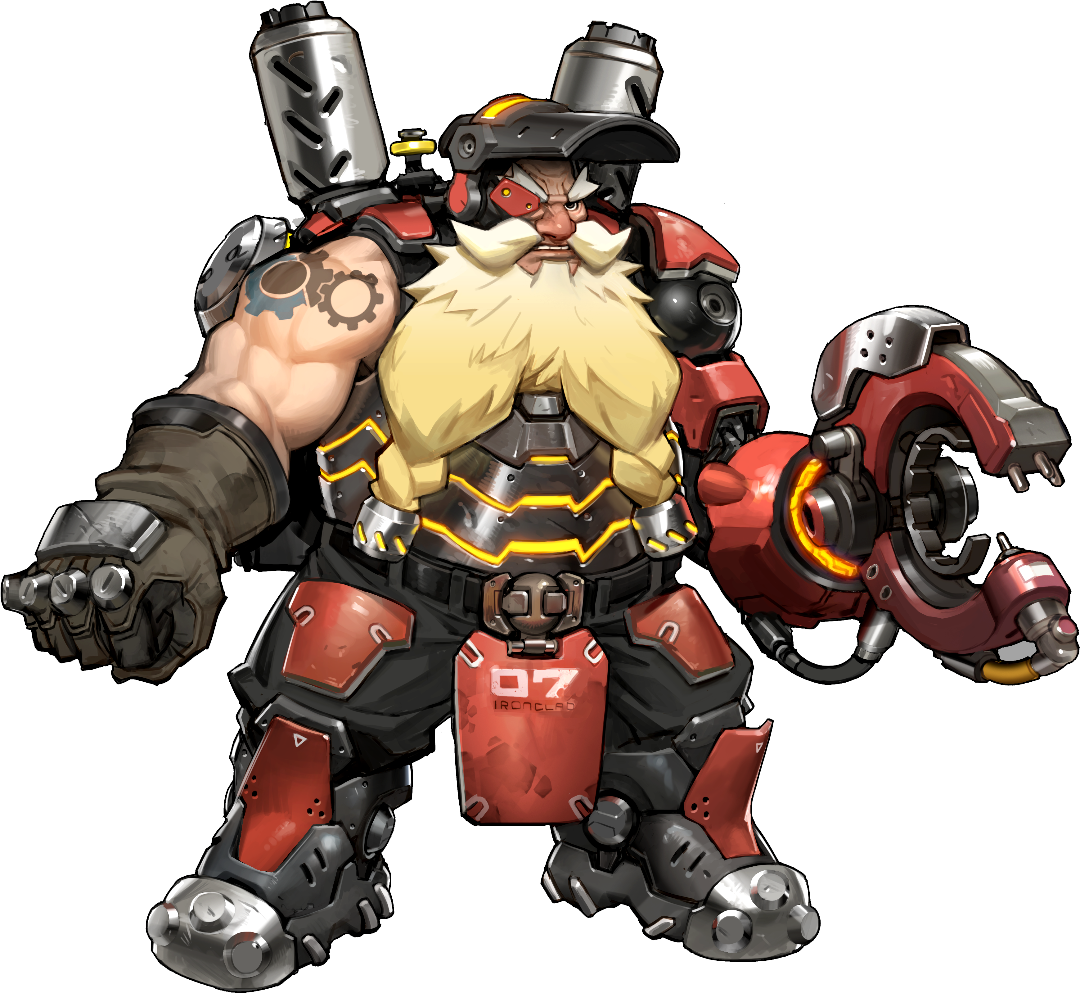 Overwatch Torbjorn (1200x1105), Png Download