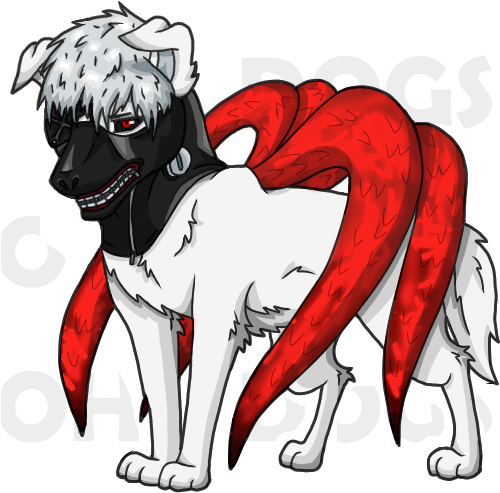 Kaneki - Cartoon (500x500), Png Download