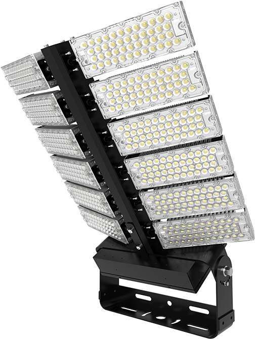 1440w Led High Mast Light,rotatable Module,155lm/w,223200 - Light-emitting Diode (751x707), Png Download