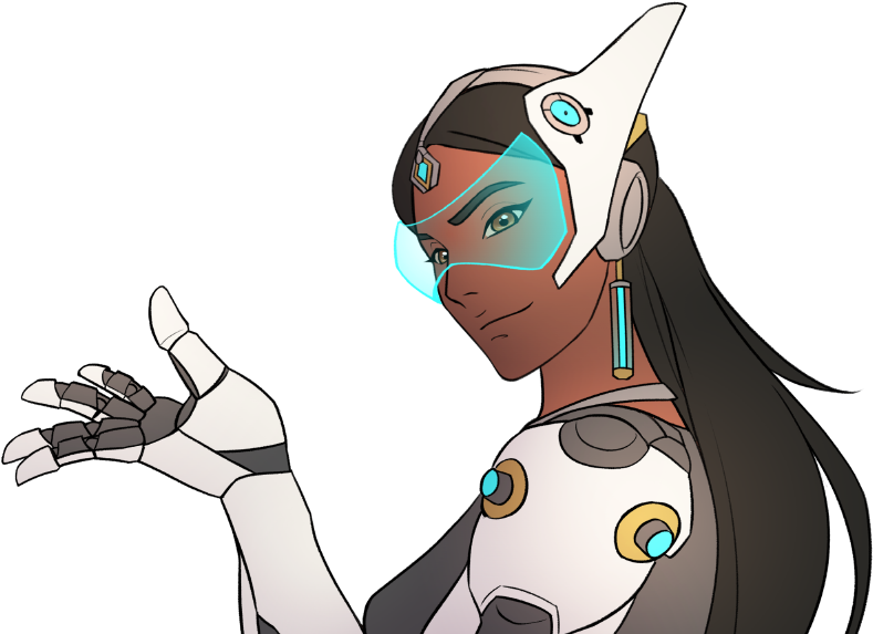 #symmetra #overwatchpic - Twitter - Com/5qyeaipqox - Cartoon (864x576), Png Download