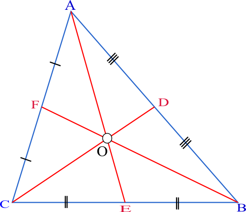 Median - Median Of A Triangle (500x432), Png Download