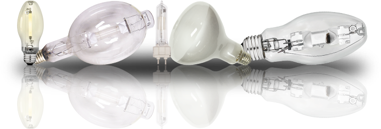 Large Institutional Spaces, Municipalities, Stadiums - High-intensity Discharge Lamp (1000x260), Png Download