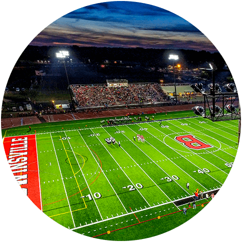 Pelcher Arcaro Stadium, High School Stadium - Lighting (480x480), Png Download