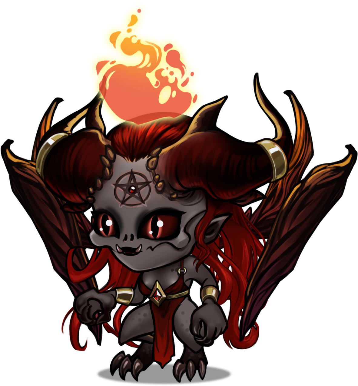 Hot Wings Burnadette - Illustration (1583x1661), Png Download