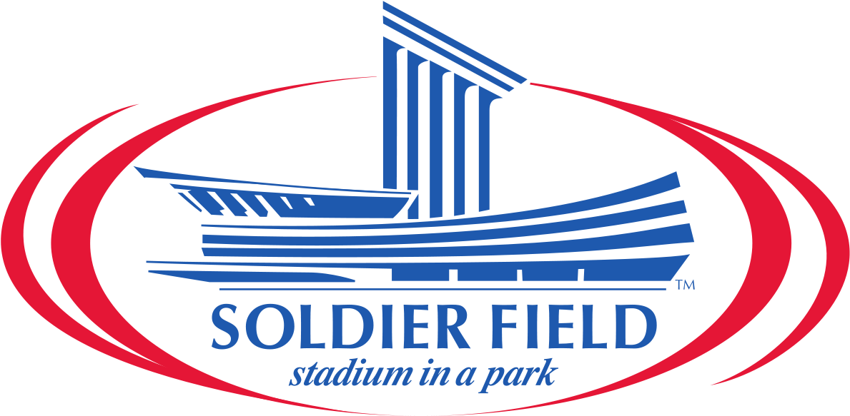 Soldier Field Stadium Logo (1200x610), Png Download