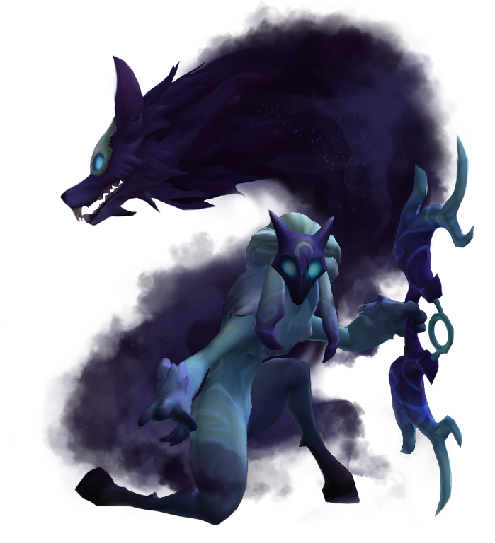 Kindred - Kindred Lol (700x800), Png Download